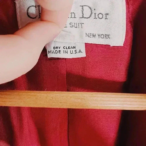 Christian Dior Rare Vintage Fuchsia Blazer Women's Size 14 - Picture 9 of 9